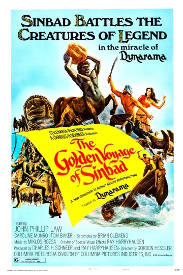 Poster to the movie "The Golden Voyage of Sinbad" #876273