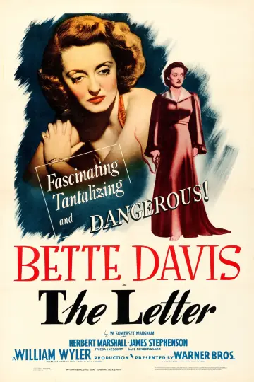 Poster to the movie "The Letter" #1097472