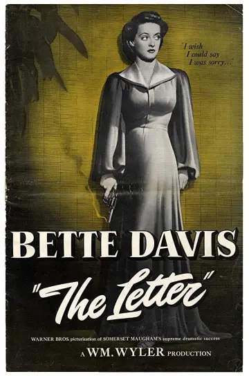 Poster to the movie "The Letter" #1097476