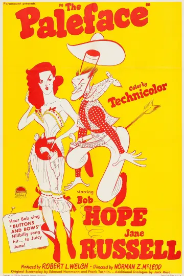 Poster to the movie "The Paleface" #1117346