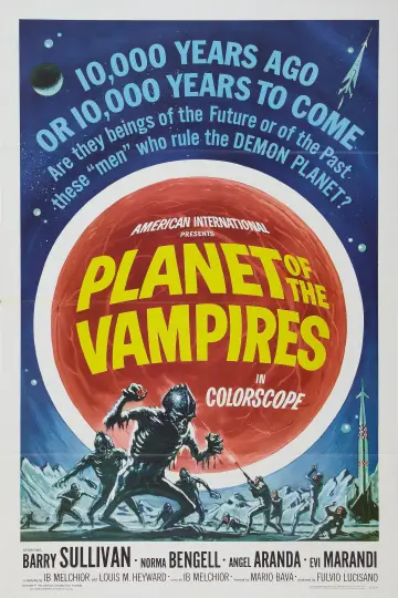 Poster to the movie "Planet of the Vampires" #1020050