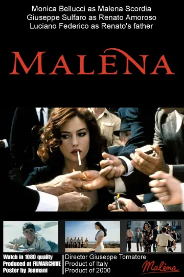 Poster to the movie "Malena" #771528