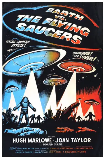 Poster to the movie "Earth vs. the Flying Saucers" #1052927