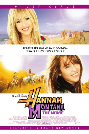 Poster to the movie "Hannah Montana: The Movie" #888644