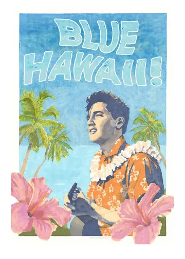 Poster to the movie "Blue Hawaii" #1033298