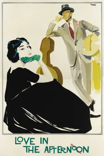 Poster to the movie "Love in the Afternoon" #1063519