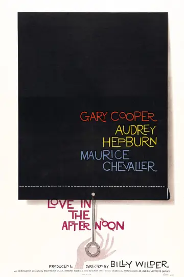 Poster to the movie "Love in the Afternoon" #1063521