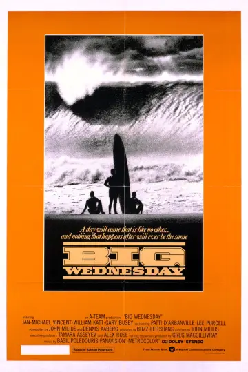 Poster to the movie "Big Wednesday" #1041553