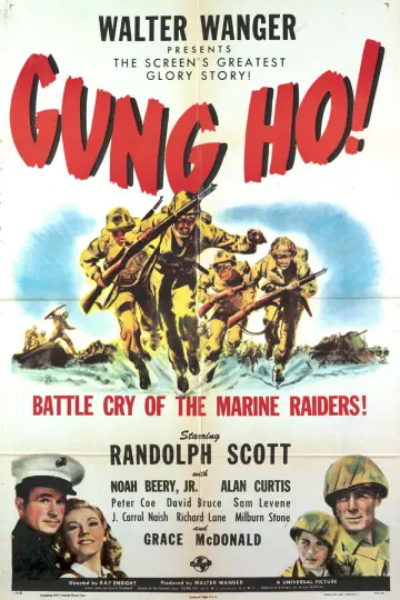 Poster to the movie "Gung Ho!" #1128384