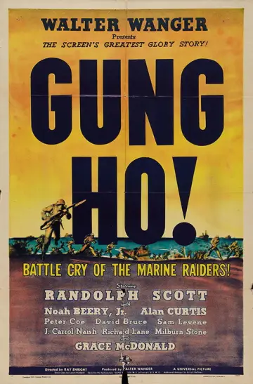 Poster to the movie "Gung Ho!" #1128385