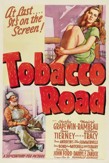Poster to the movie "Tobacco Road" #1124798