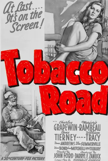 Poster to the movie "Tobacco Road" #1124803