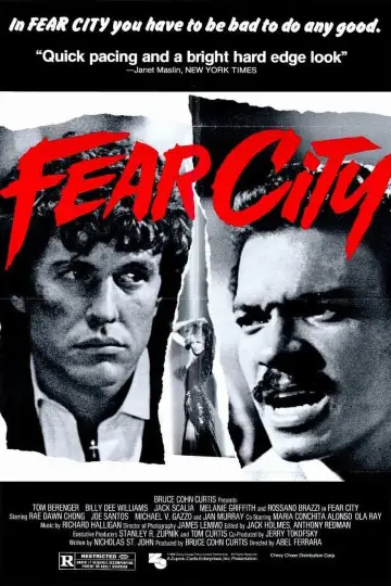 Poster to the movie "Fear City" #1074429