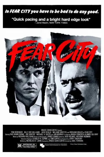 Poster to the movie "Fear City" #1074436