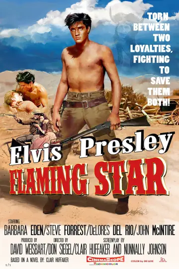 Poster to the movie "Flaming Star" #1104010