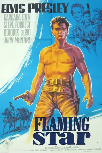 Poster to the movie "Flaming Star" #1104014