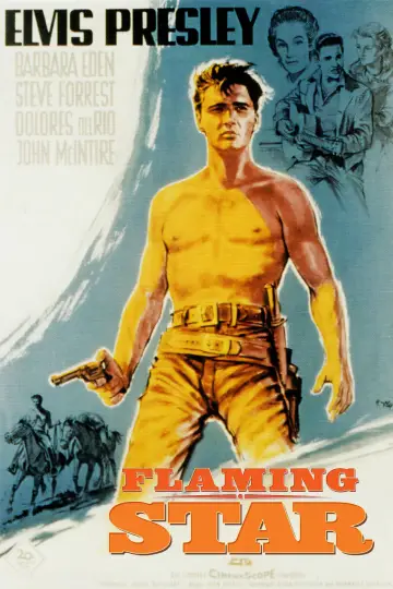 Poster to the movie "Flaming Star" #1104016
