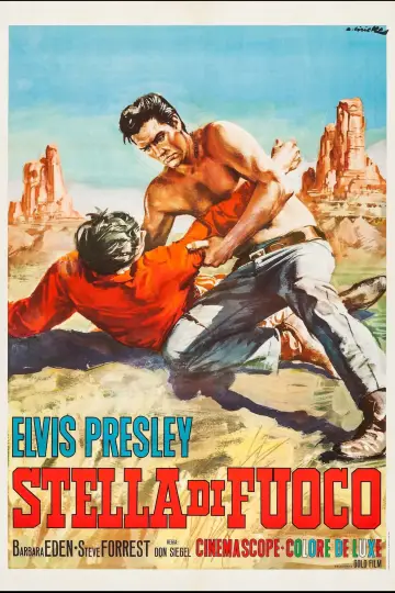 Poster to the movie "Flaming Star" #1104017