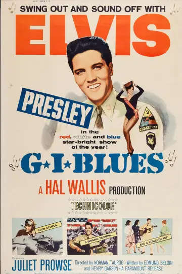Poster to the movie "G.I. Blues" #1075472