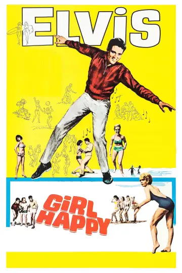 Poster to the movie "Girl Happy" #677625