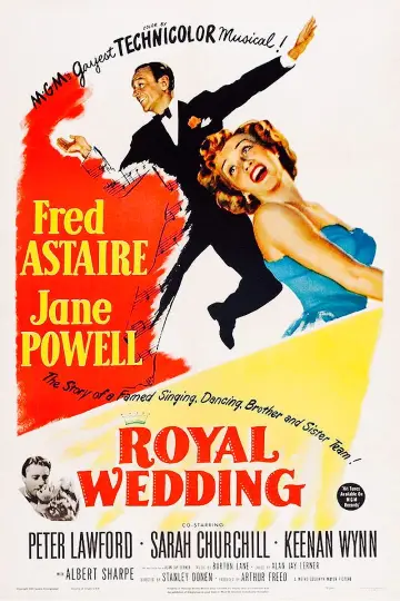 Poster to the movie "Royal Wedding" #1116048