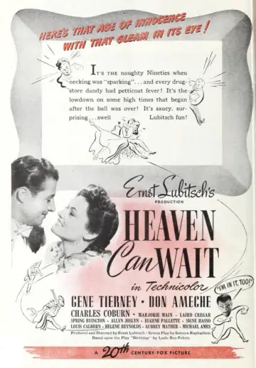 Poster to the movie "Heaven Can Wait" #1033526
