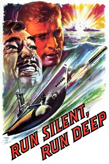 Poster to the movie "Run Silent, Run Deep" #1060677