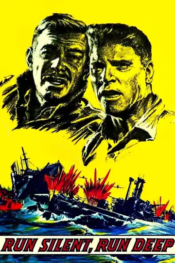 Poster to the movie "Run Silent, Run Deep" #1060679