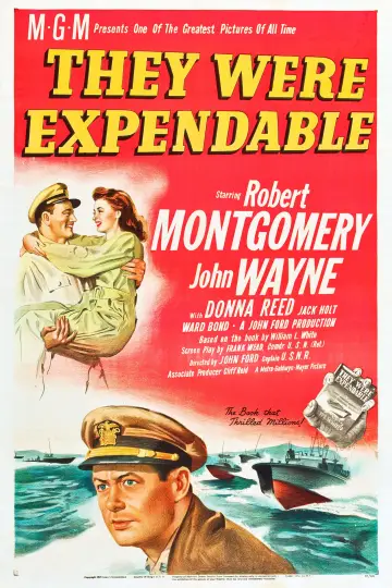 Poster to the movie "They Were Expendable" #1099302