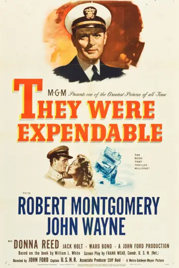 Poster to the movie "They Were Expendable" #1099303