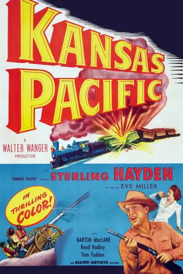 Poster to the movie "Kansas Pacific" #1120781