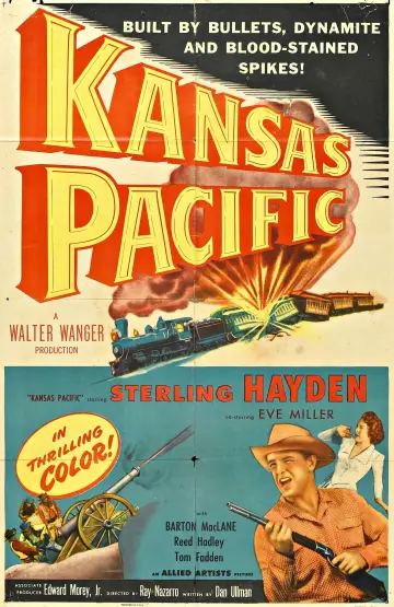 Poster to the movie "Kansas Pacific" #1120782