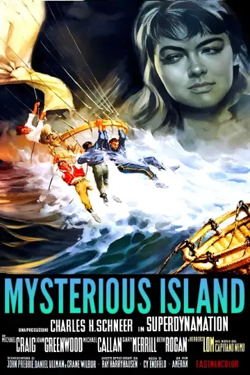 Poster to the movie "Mysterious Island" #1007342