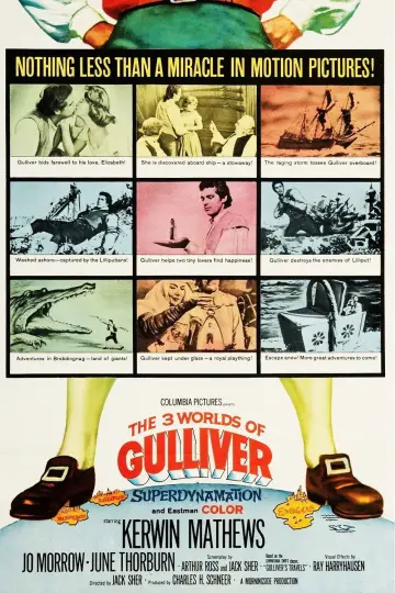 Poster to the movie "The 3 Worlds of Gulliver" #1093519