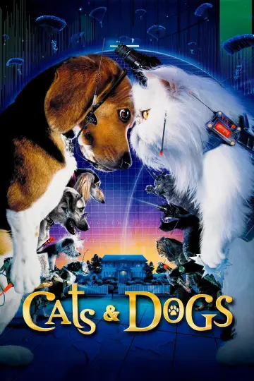 Poster to the movie "Cats & Dogs" #858397