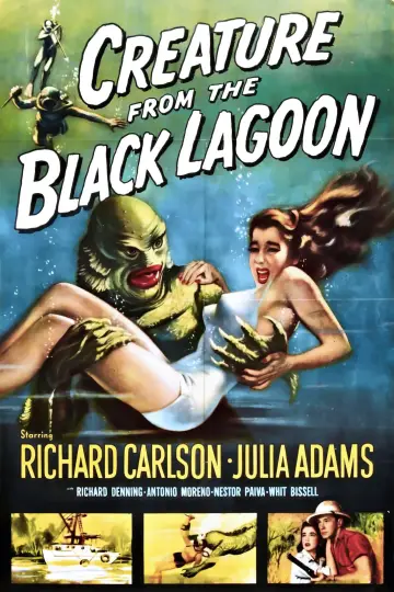 Poster to the movie "Creature from the Black Lagoon" #114603
