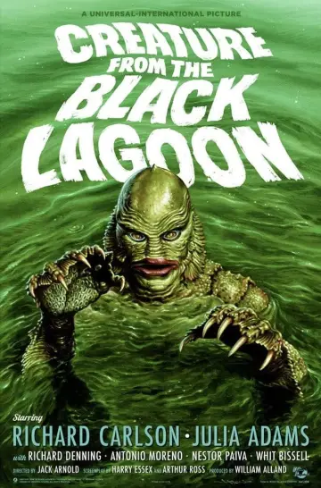 Poster to the movie "Creature from the Black Lagoon" #871033