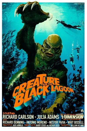 Poster to the movie "Creature from the Black Lagoon" #871035