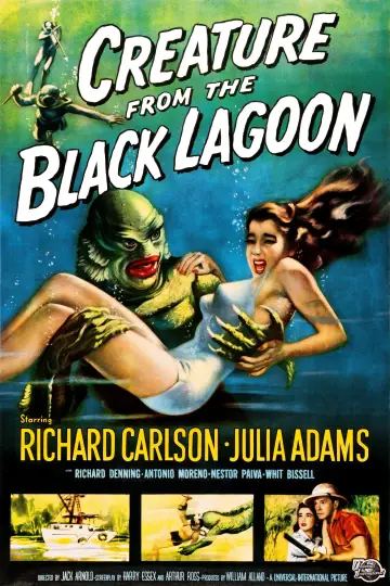 Poster to the movie "Creature from the Black Lagoon" #871037