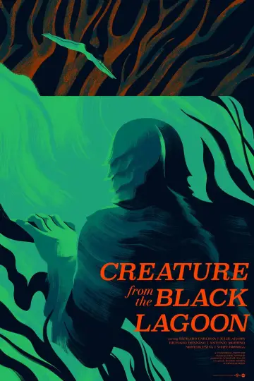 Poster to the movie "Creature from the Black Lagoon" #871052