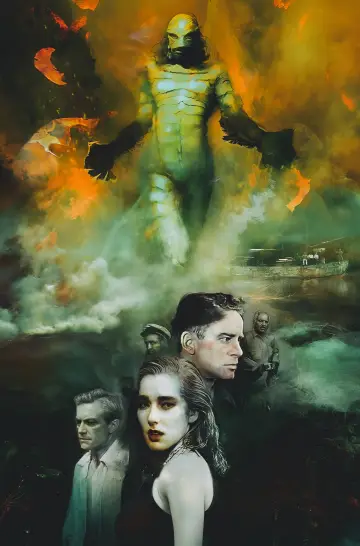 Poster to the movie "Creature from the Black Lagoon" #871053