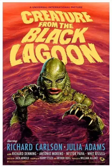 Poster to the movie "Creature from the Black Lagoon" #871059