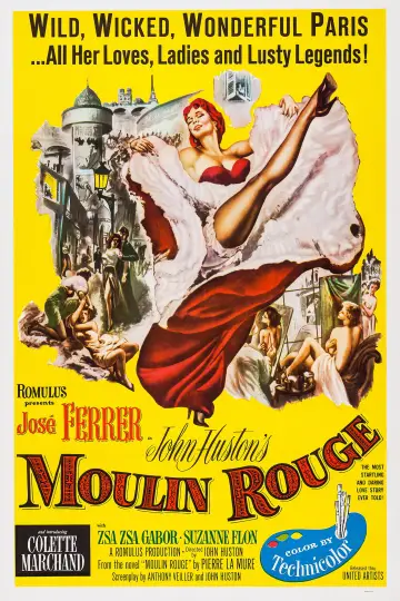 Poster to the movie "Moulin Rouge" #1102189