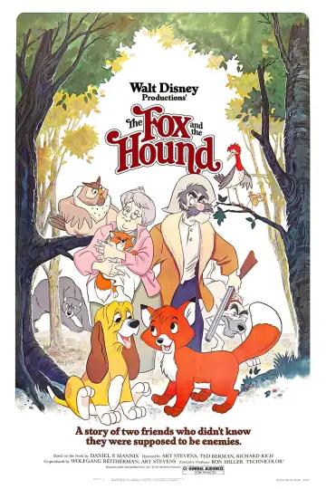 Poster to the movie "The Fox and the Hound" #675982