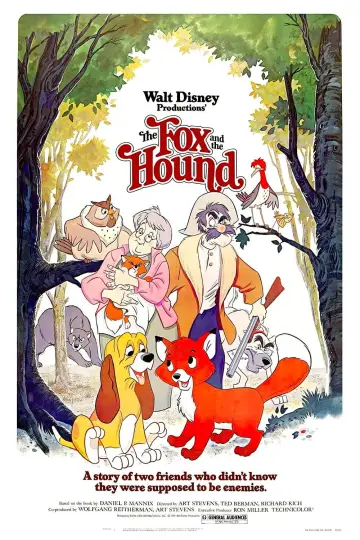 Poster to the movie "The Fox and the Hound" #675991