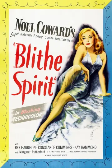 Poster to the movie "Blithe Spirit" #1091174