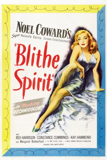 Poster to the movie "Blithe Spirit" #1091178