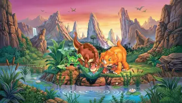 Backdrop to the movie "The Land Before Time III: The Time of the Great Giving" #1000847