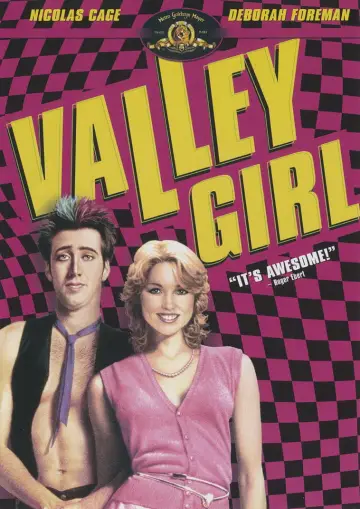 Poster to the movie "Valley Girl" #337292