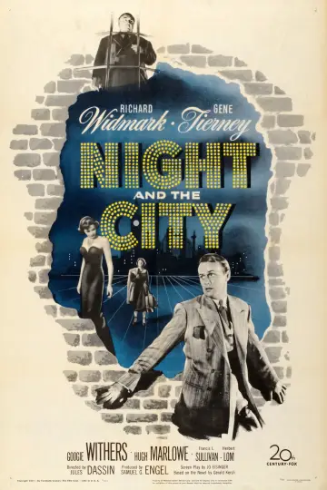 Poster to the movie "Night and the City" #1090559